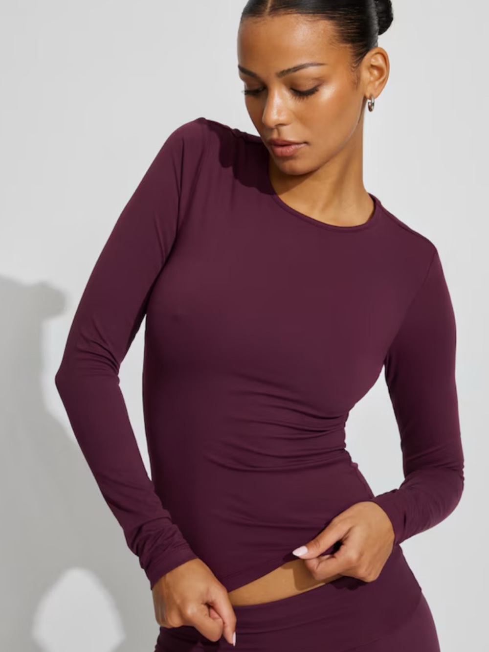 Garage‎ Sleek Crewneck Long Sleeve Top